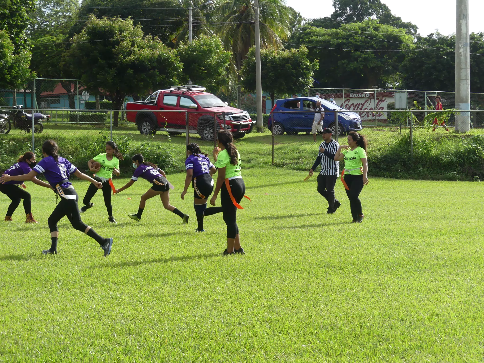 Managua Lady Eagles American Flag Football