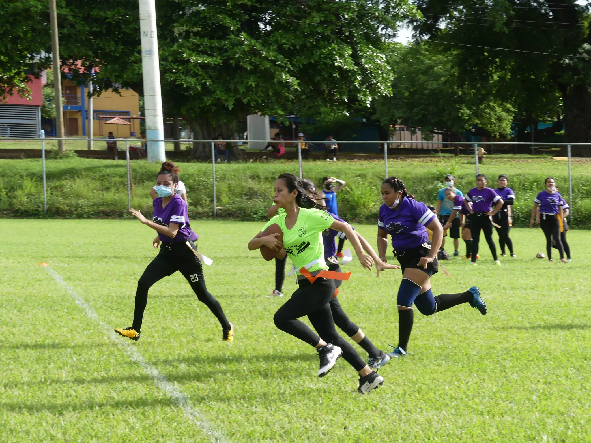 Managua Lady Eagles American Flag Football