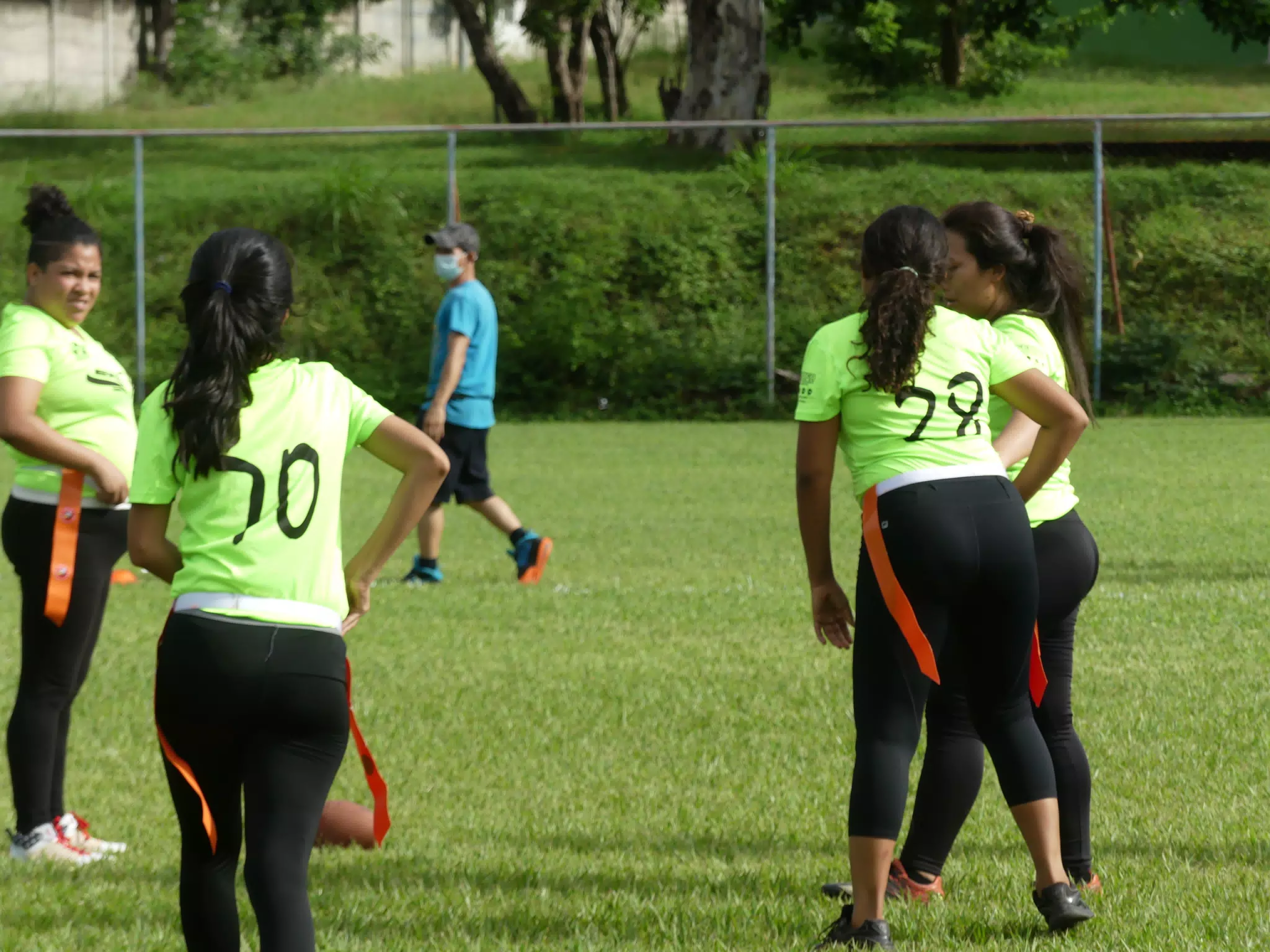 Managua Lady Eagles American Flag Football
