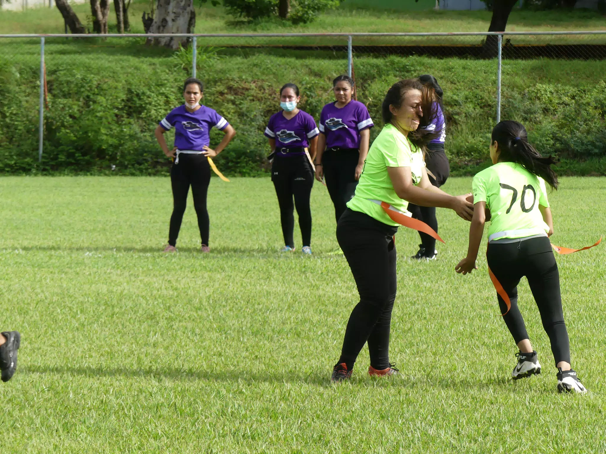 Managua Lady Eagles American Flag Football