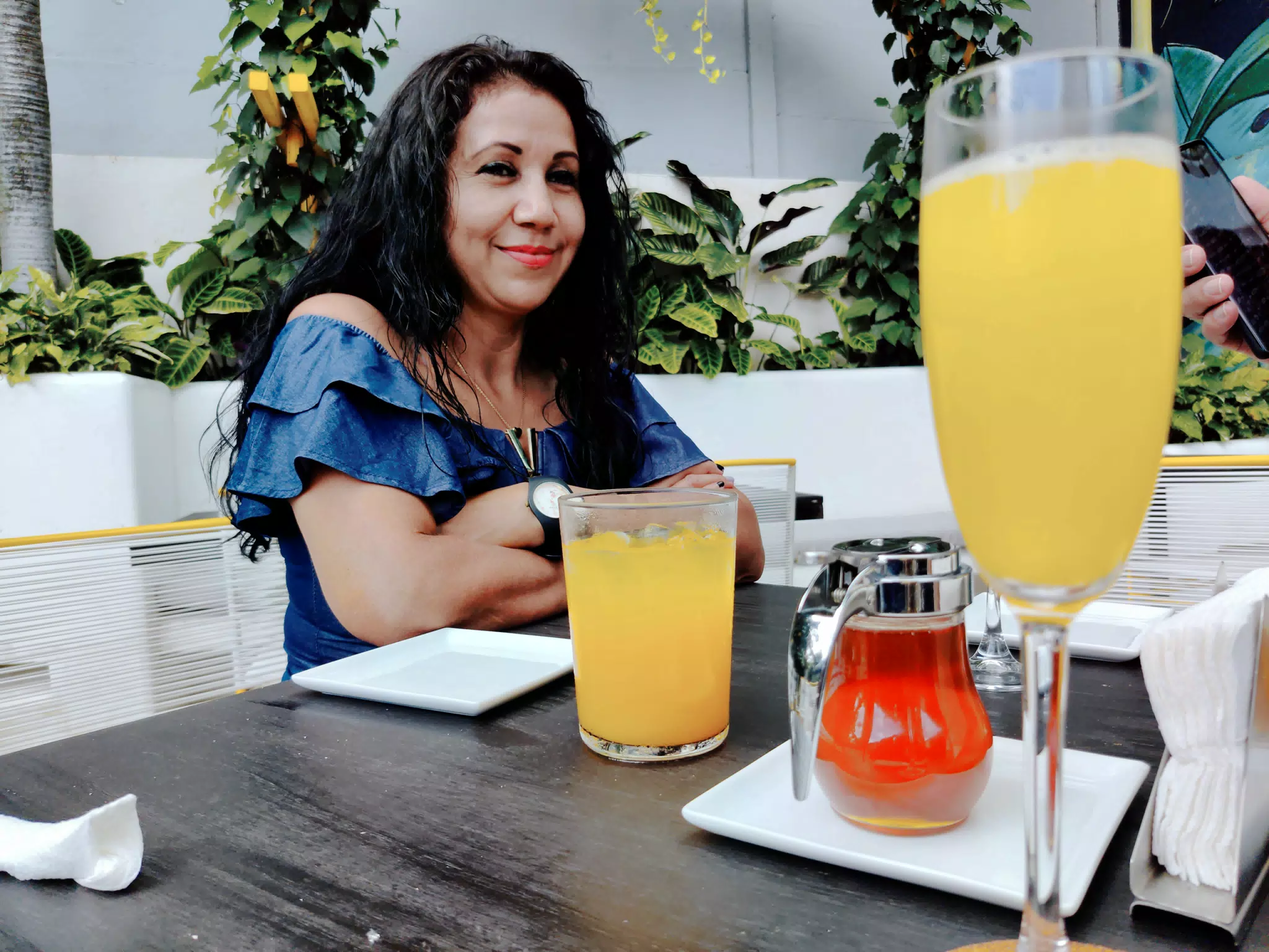 Ana at the Barrio Cafe in Managua