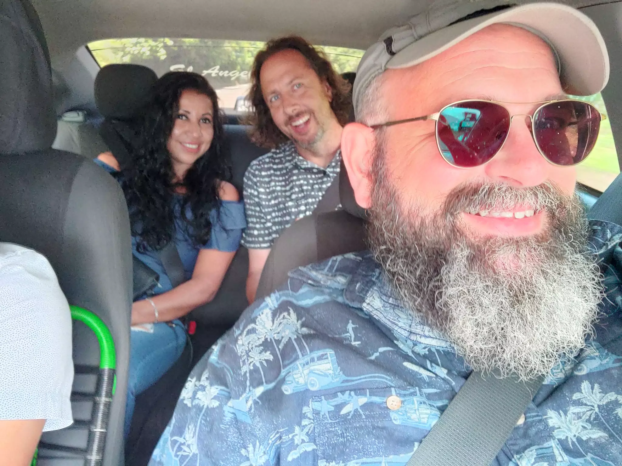 Riding in the Taxi with Allen and Ana