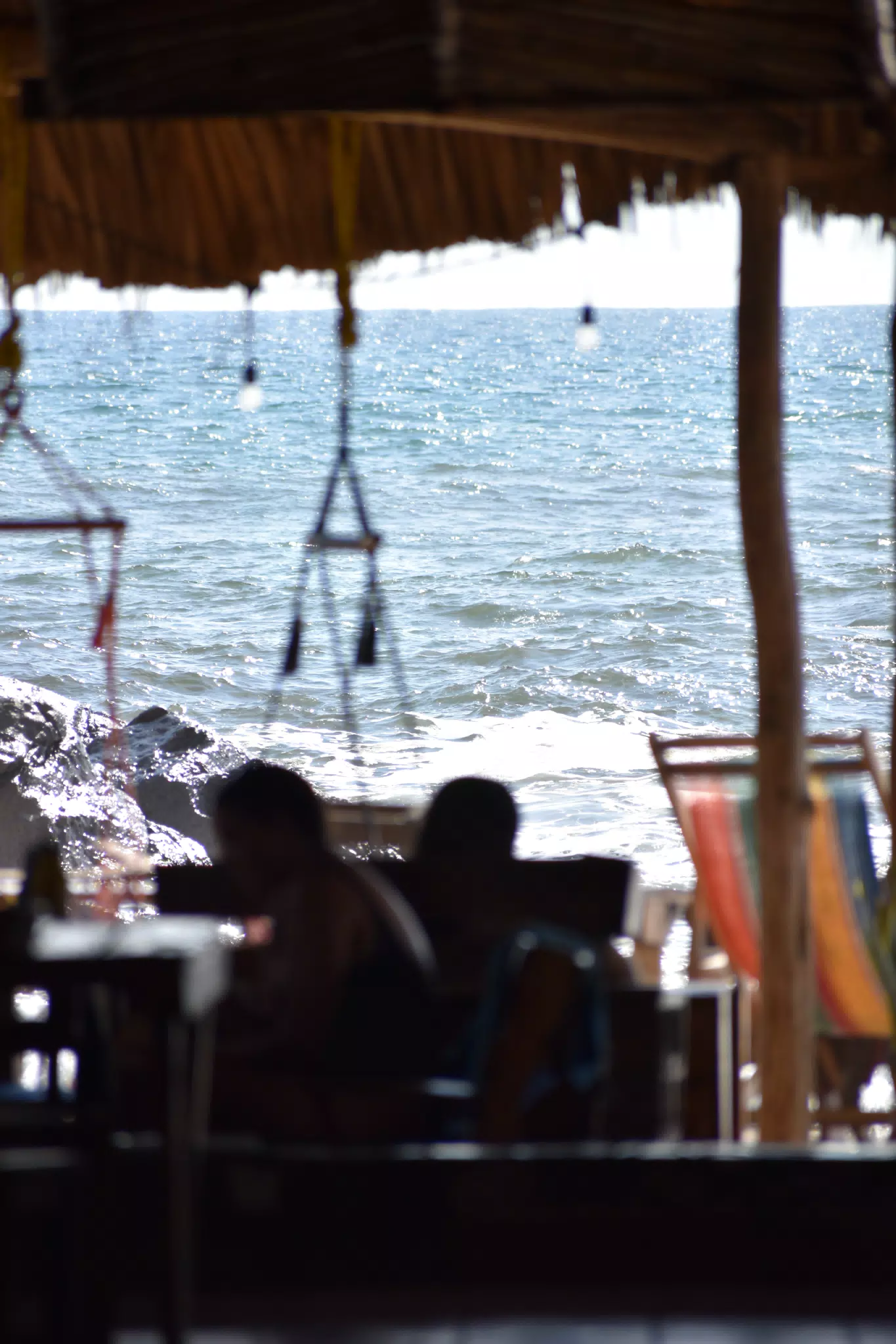 Pacific Ocean through the Simple Beach Lodge