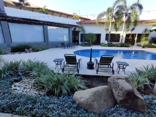 Hotel Los Portales Pool in Chinandega, Nicaragua