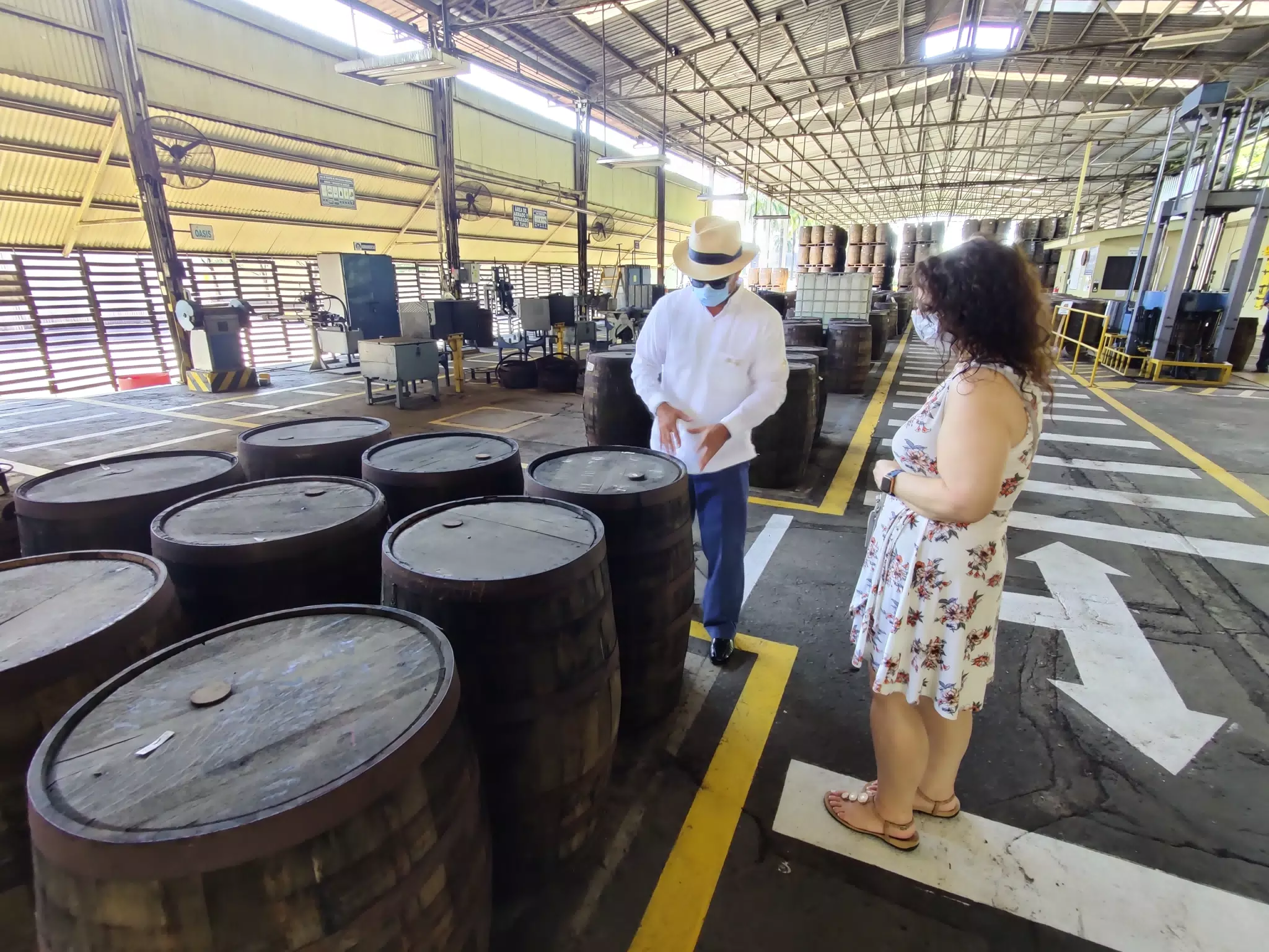 Dominica Learning About Barrel Making at Flor de Caña Cooperage
