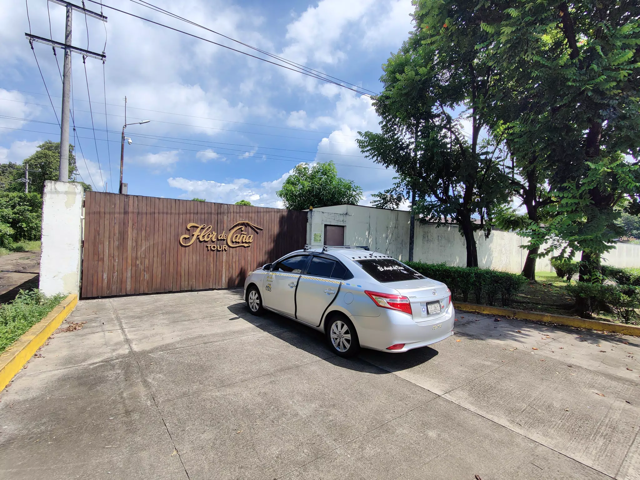 Entering the Flor de Caña Tour