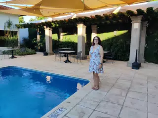 Dominica by the Pool at the Hotel Los Portales in Chinandega, Nicaragua