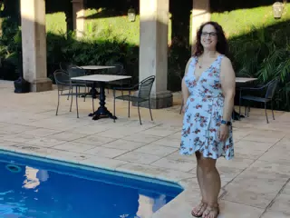 Dominica at the Hotel Los Portales in Chinandega, Nicaragua