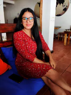 Nohemi at the Simple Beach Lodge