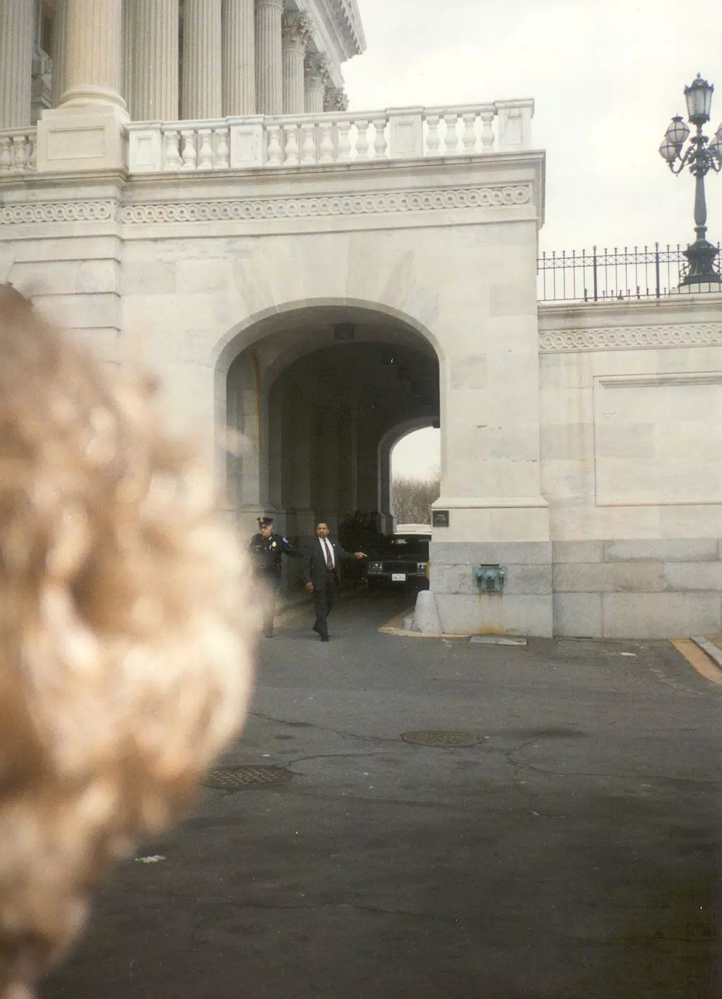 President Nixon Motorcade at Capital Building