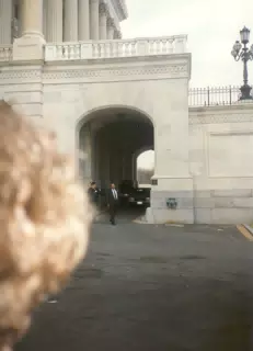 President Nixon Motorcade at Capital Building