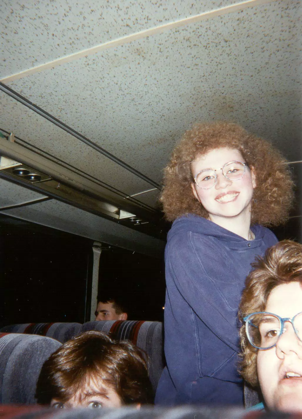 Alisa Wood on Bus