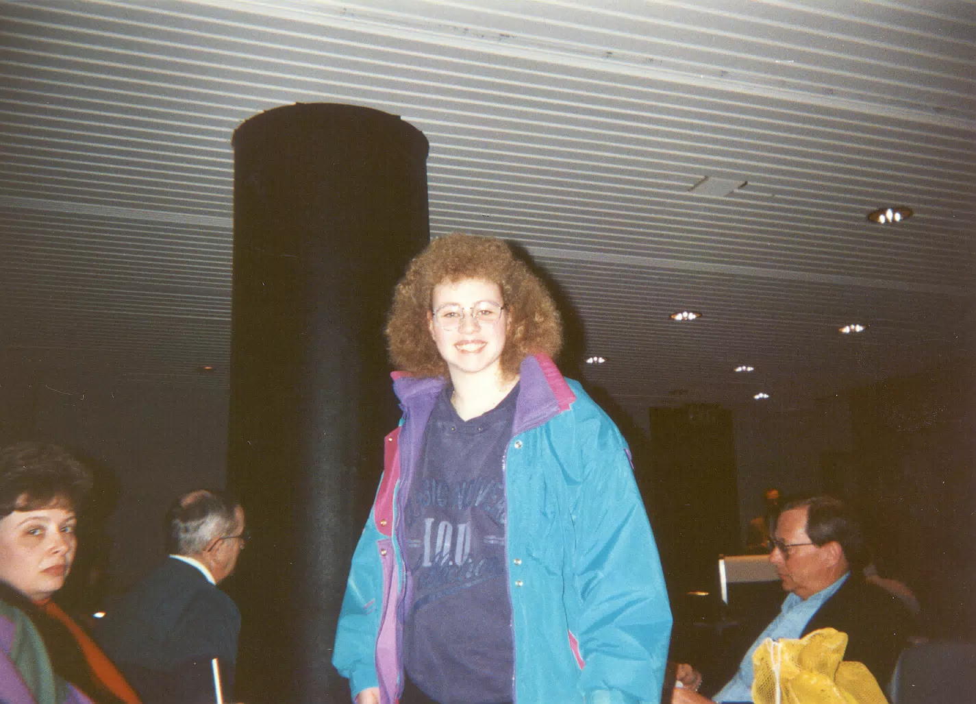 Alisa Wood at Airport