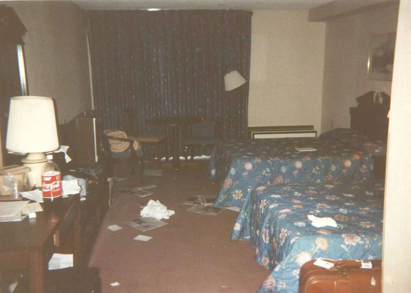 Nate Parker's Hotel Room in Arlington, VA