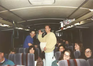 Scott Alan Miller on Bus to Airport
