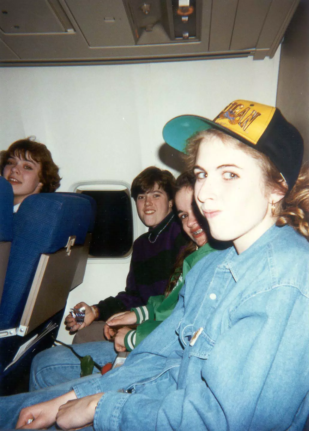 Girls on Flight from Washington to Rochester