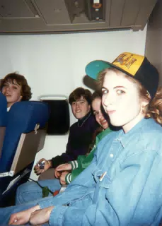 Girls on Flight from Washington to Rochester