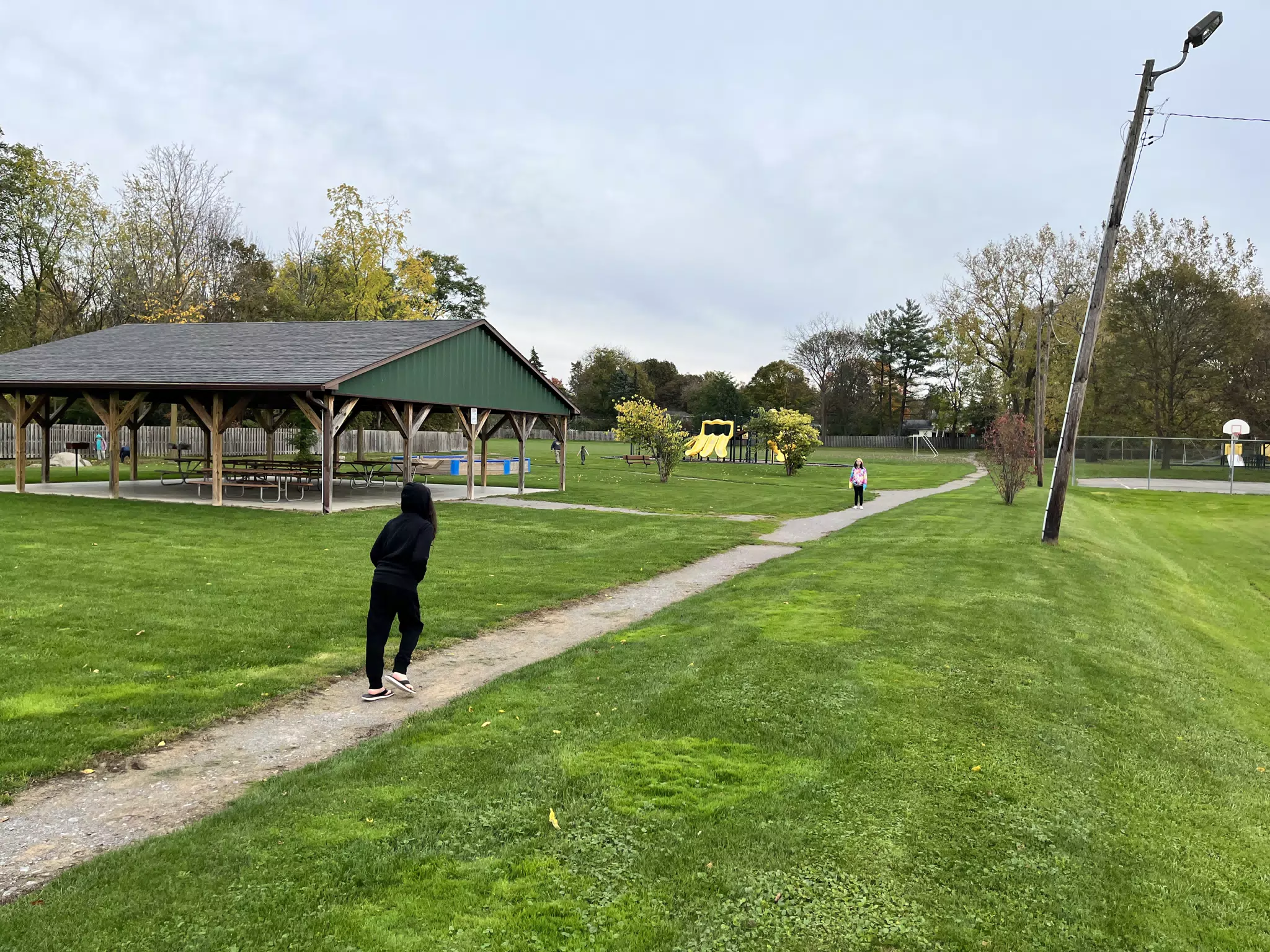 Girls on Trail in Highland Park