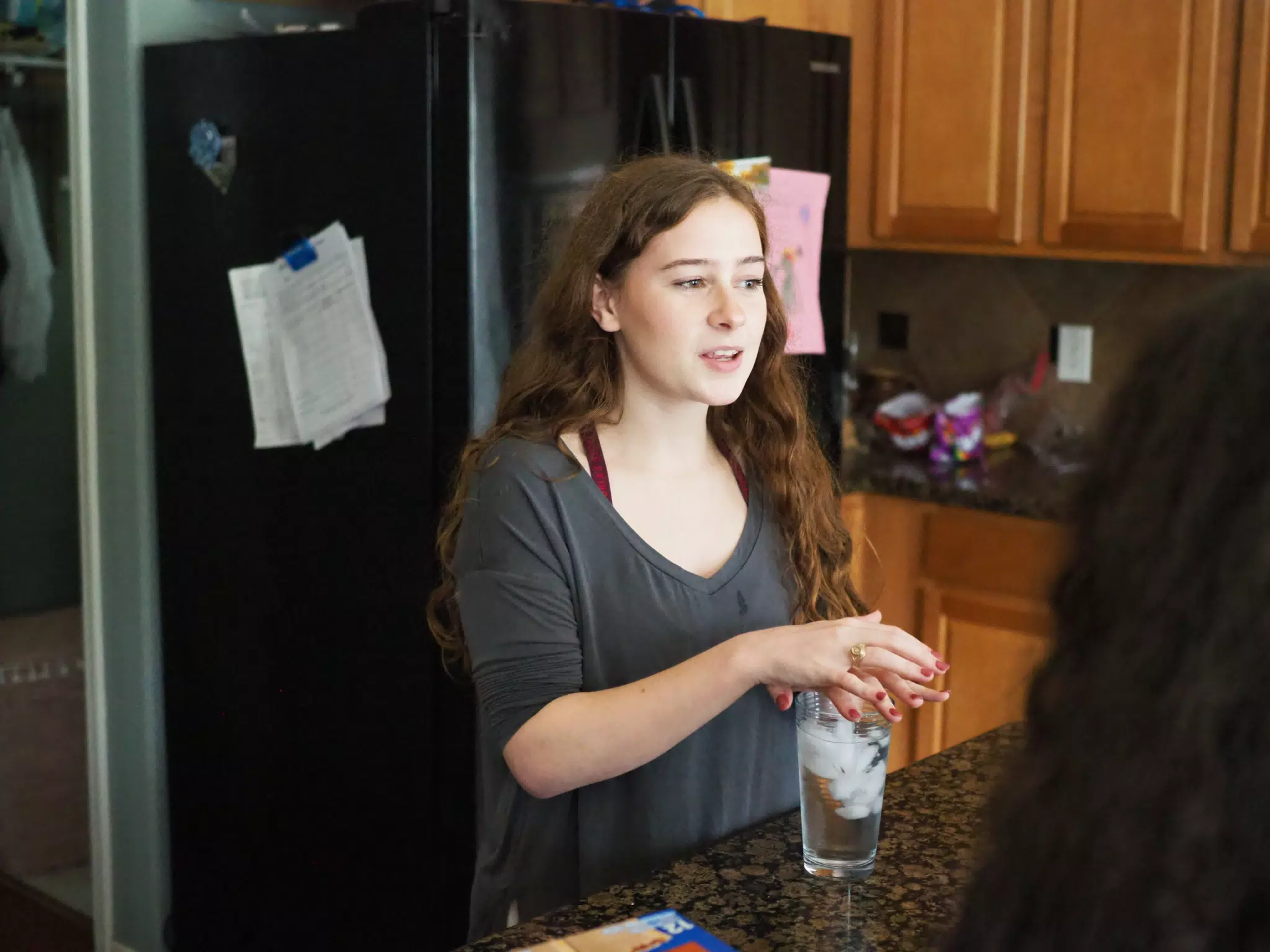 Madeline in Kitchen
