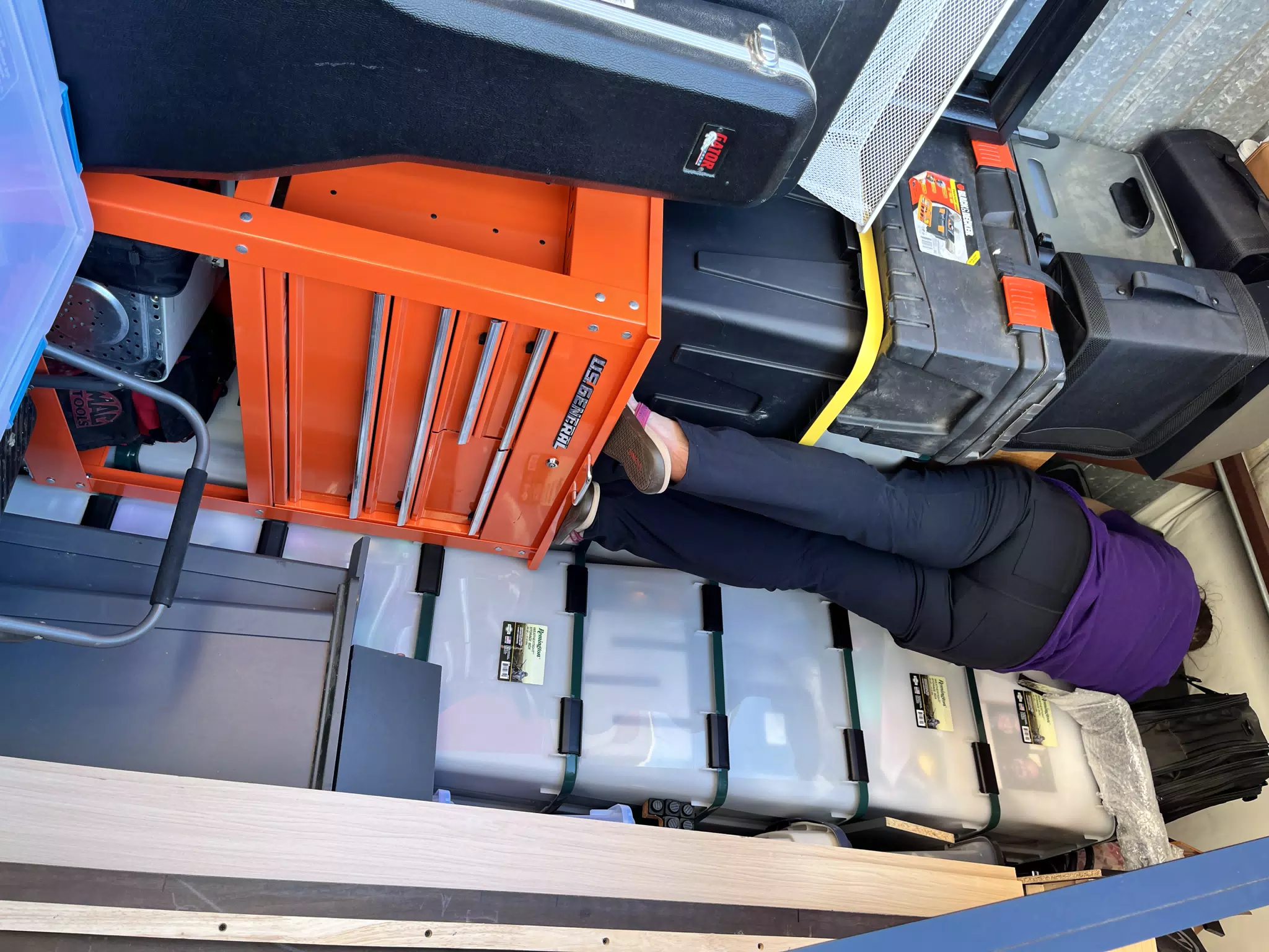 Dominica in the Storage Unit