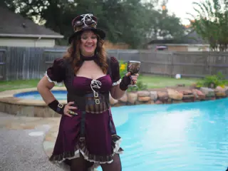 Halloween Costumes - Steampunk Mad Hatter Diane