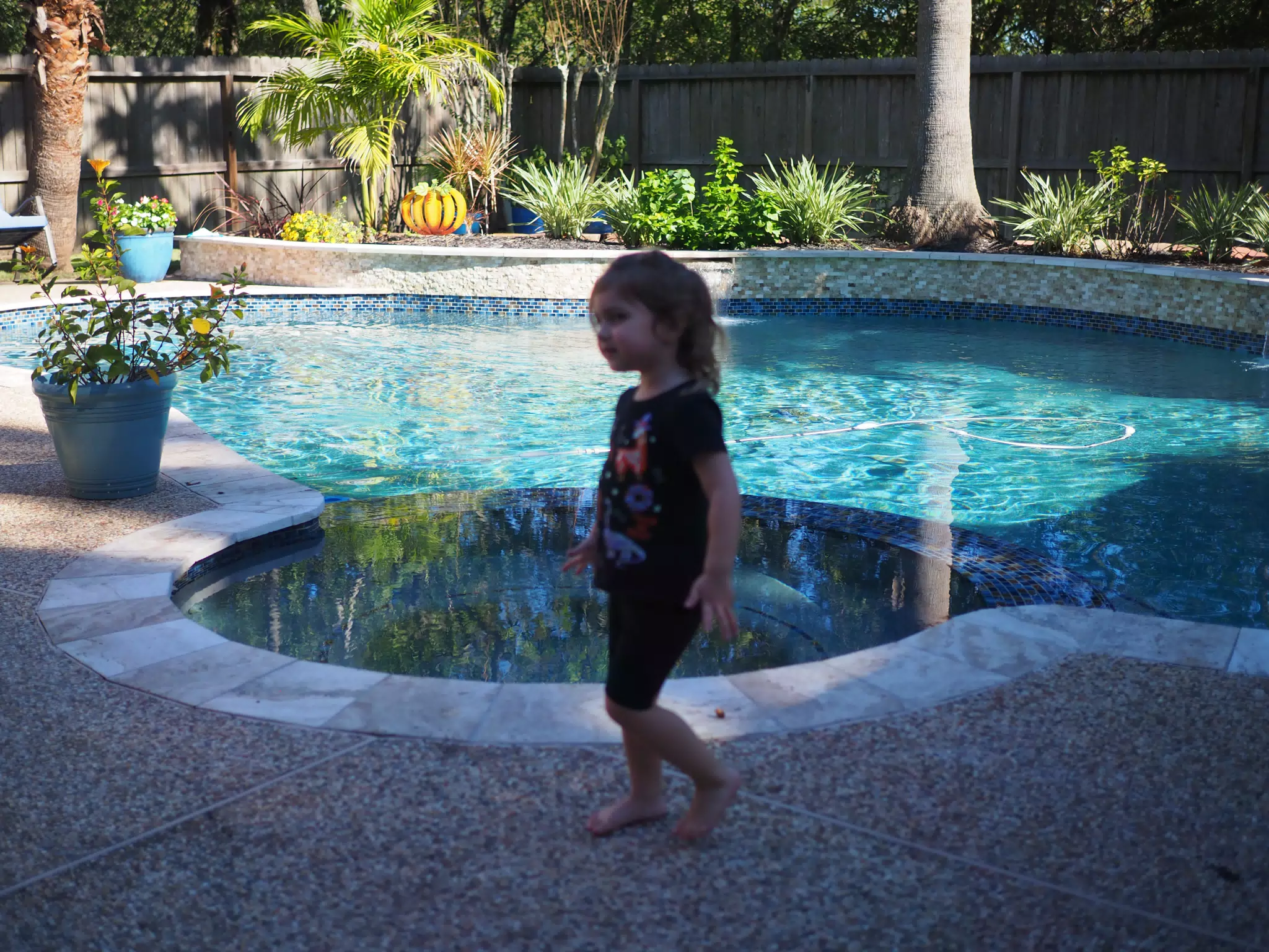 Playing by the Pool
