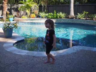 Playing by the Pool