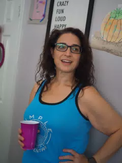 Dominica with Purple Solo Cup