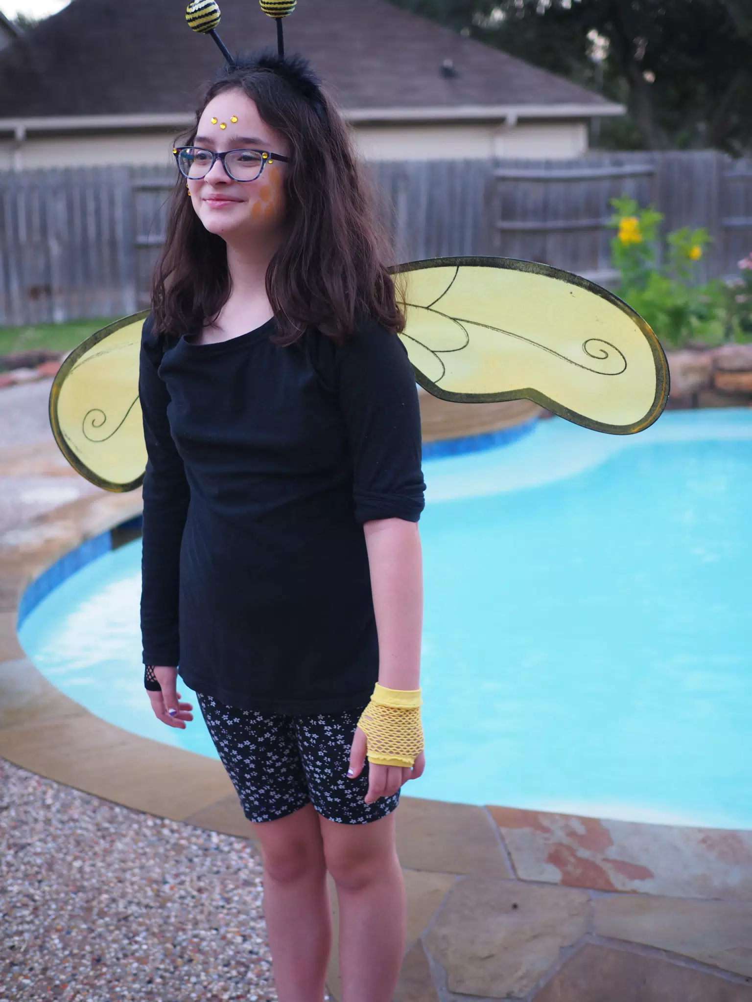 Halloween Costumes - Luciana as Bumblebee