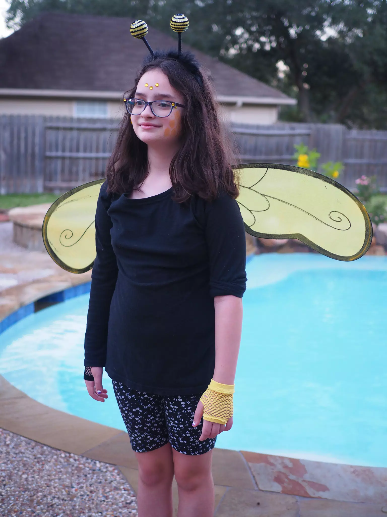Halloween Costumes - Luciana as Bumblebee