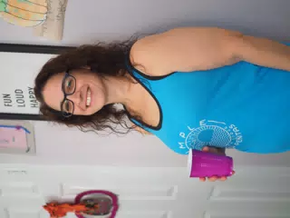 Dominica at Party with Purple Solo Cup