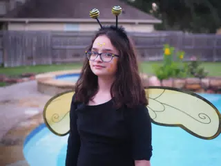 Halloween Costumes - Luciana as Bumblebee