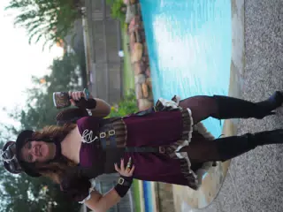 Halloween Costumes - Diane Steampunk Mad Hatter
