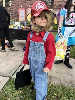 Coltan as Mario for Halloween