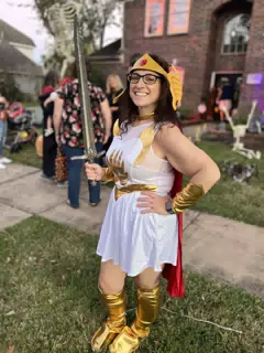 Dominica with She-Ra Cosplay