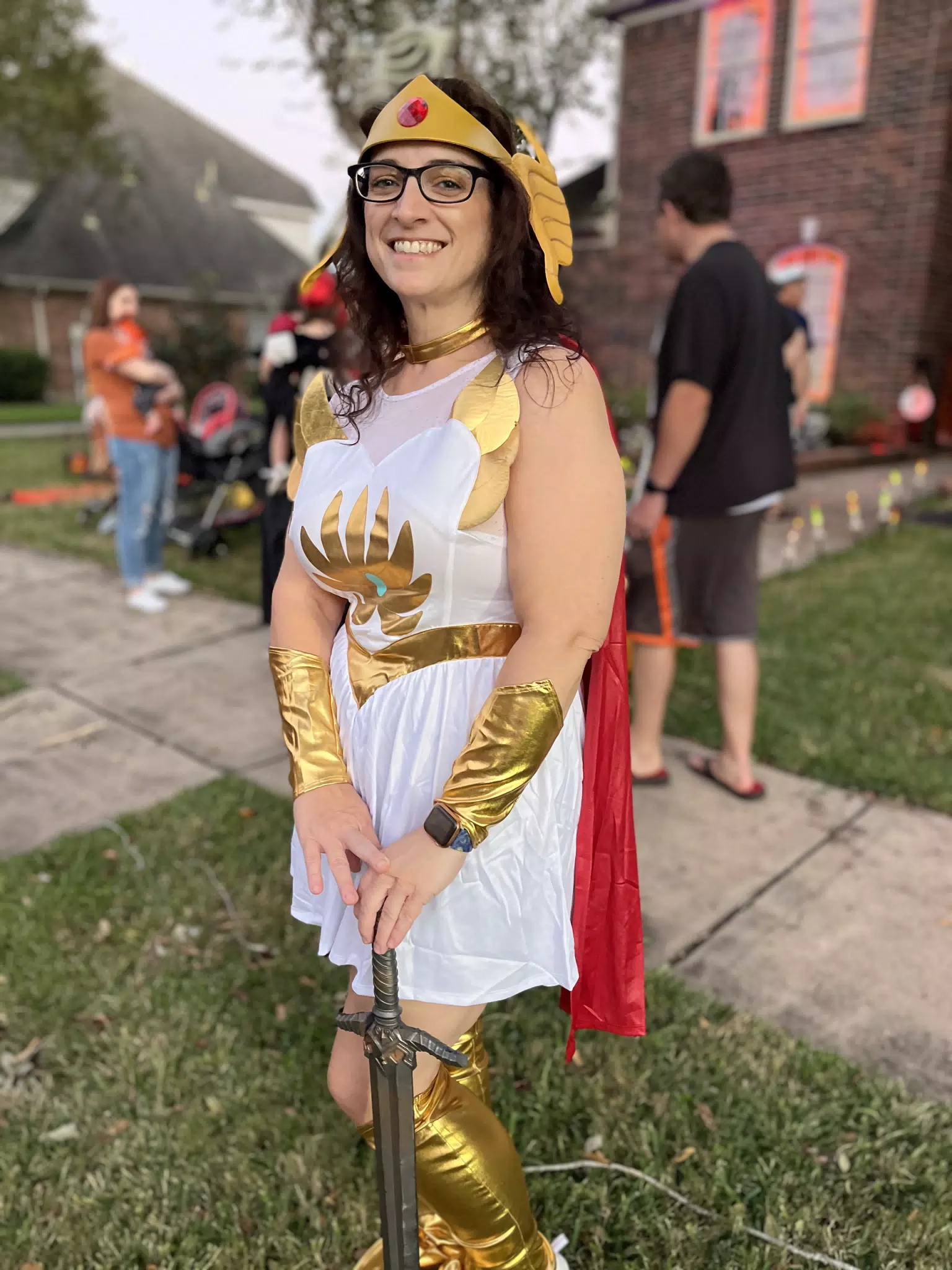Dominica Posing as She-Ra