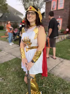 Dominica Posing as She-Ra