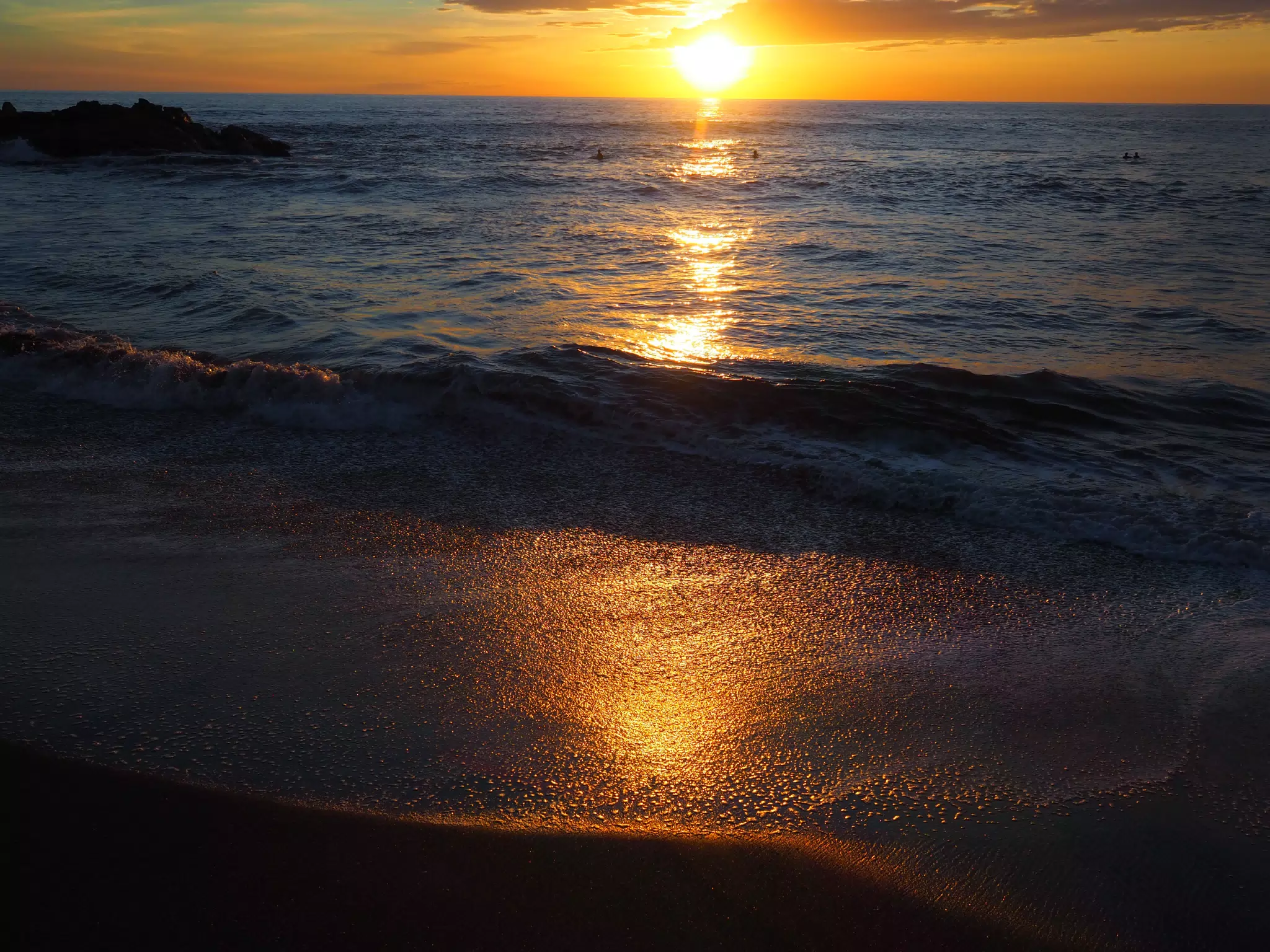 Pacific Sunset at the Simple Beach Lodge in Nicaragua