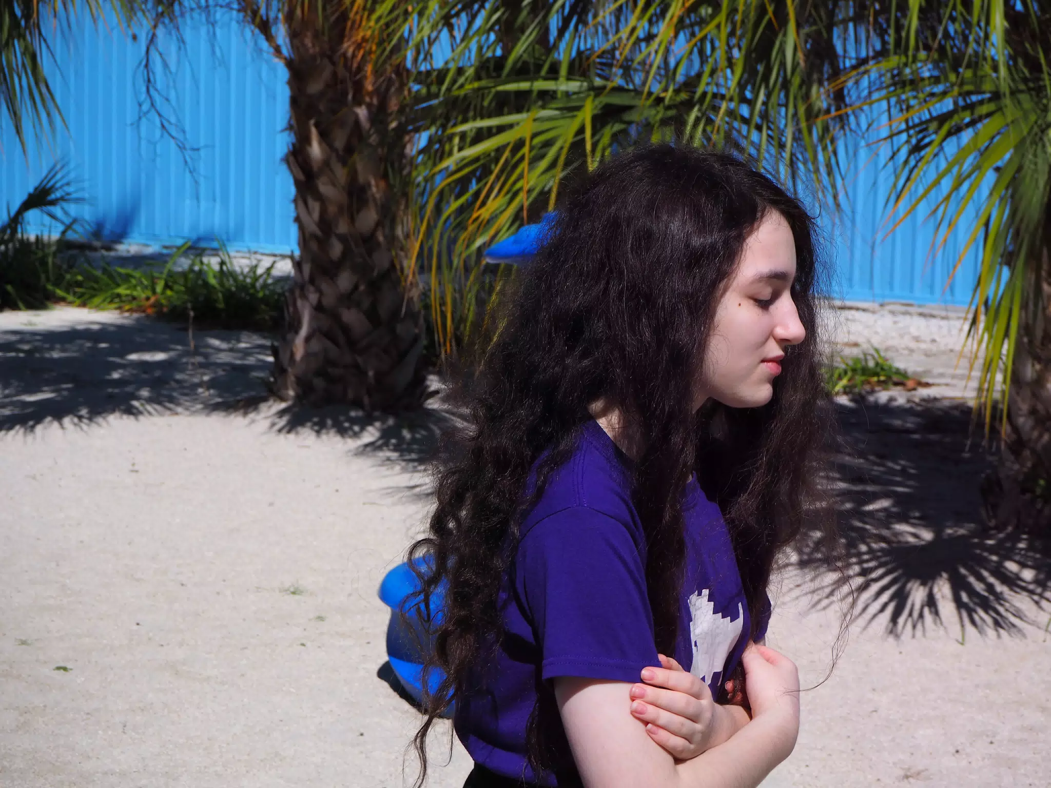 Liesl on Library Beach
