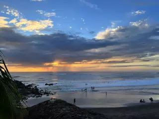 After Rain Sunset at Las Penitas at the Simple Beach Lodge