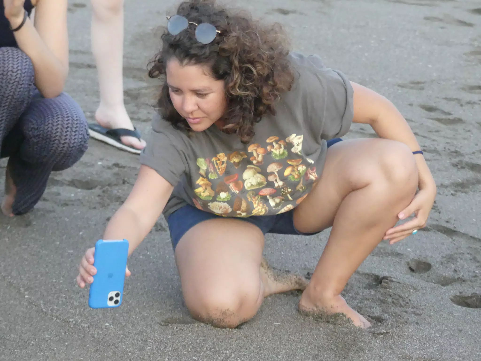 Ivonne Taking Beach Pictures