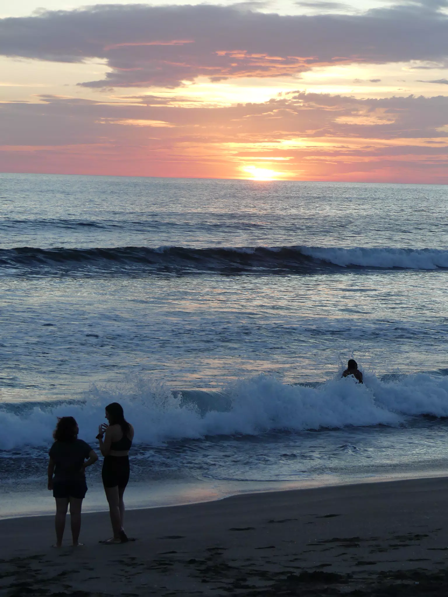 People in Las Penitas Sunset