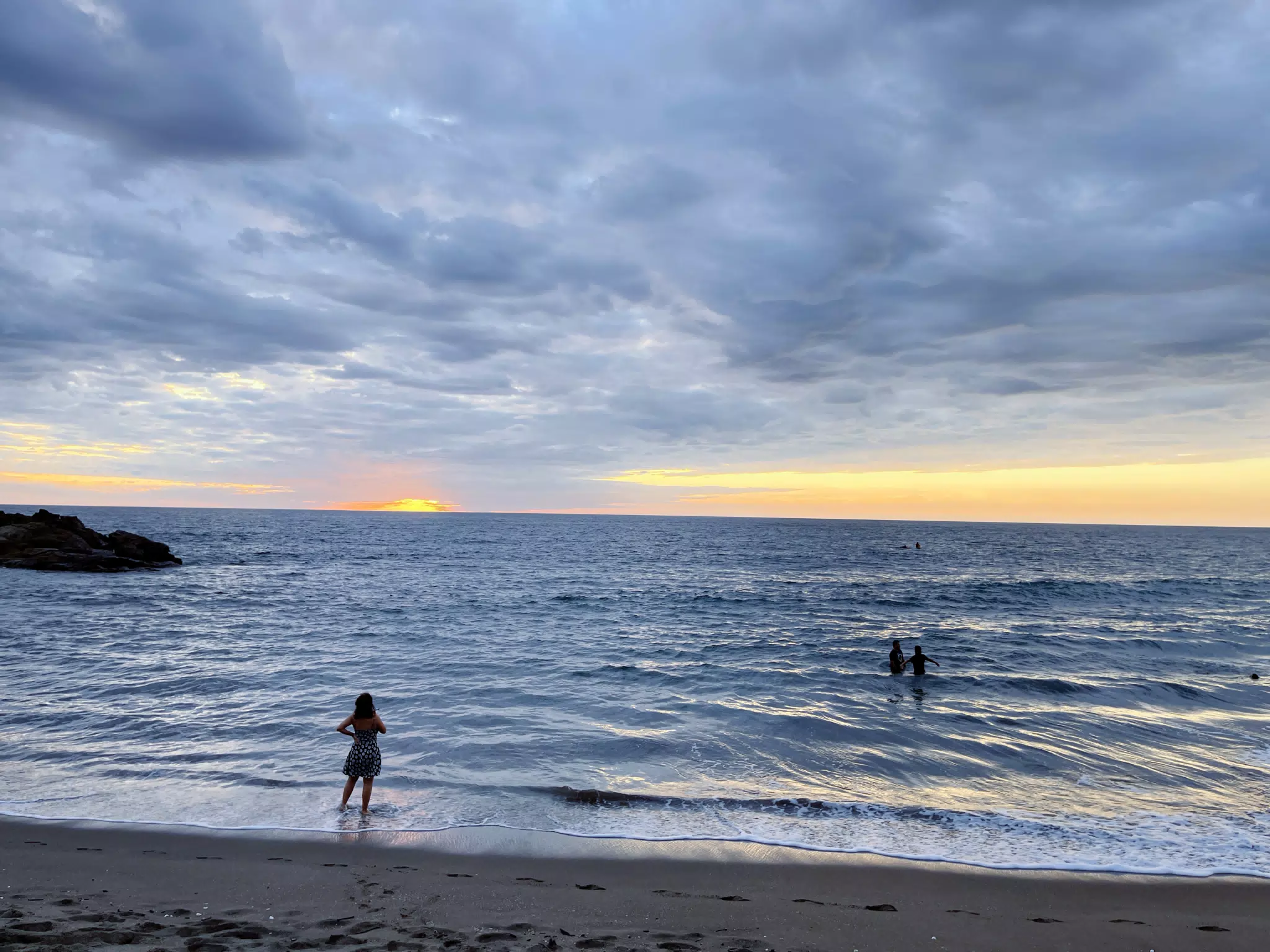 Ivonne Watching the Sunset at Las Penitas Poneloya