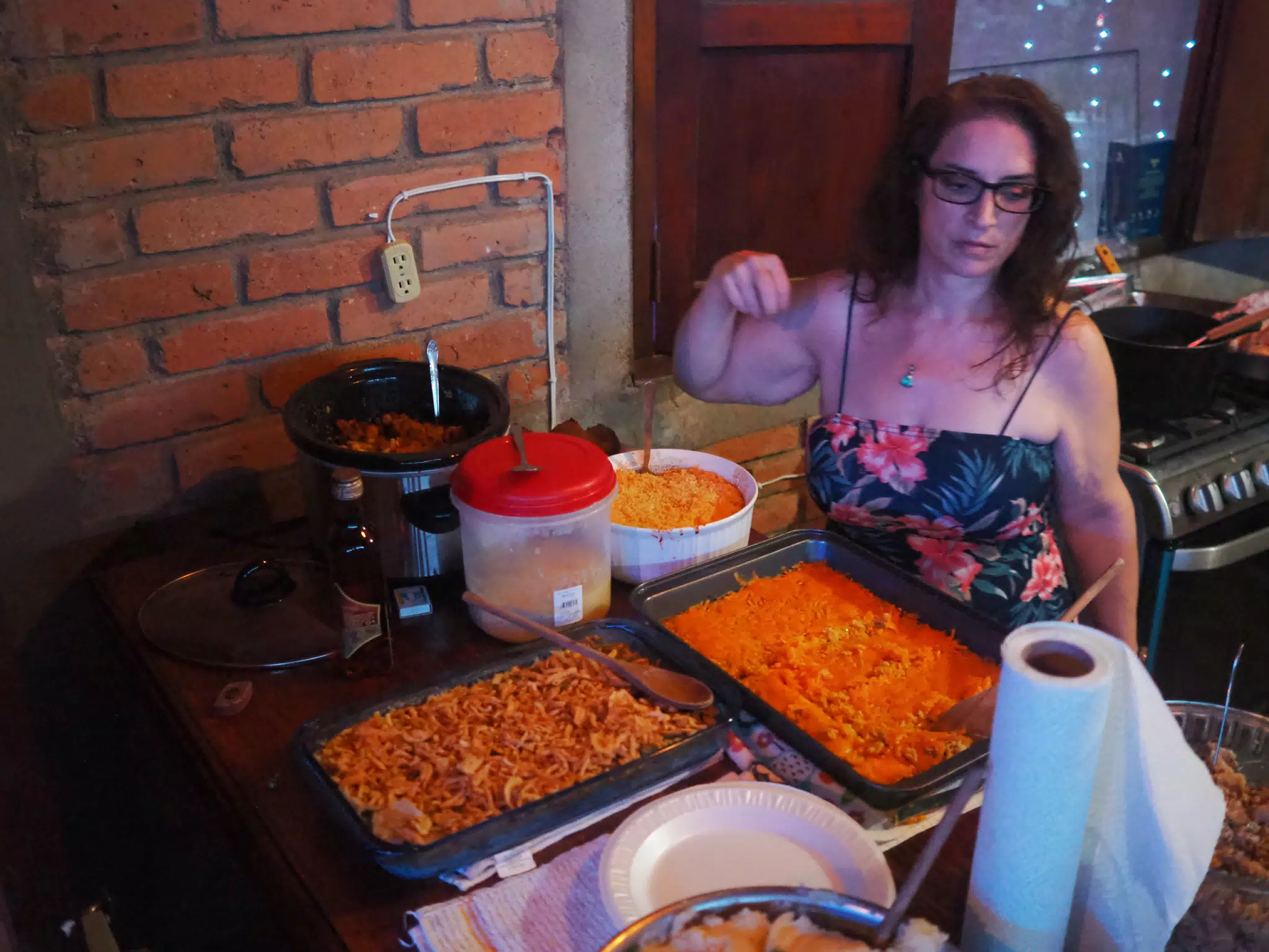 Dominica at Thanksgiving Dinner