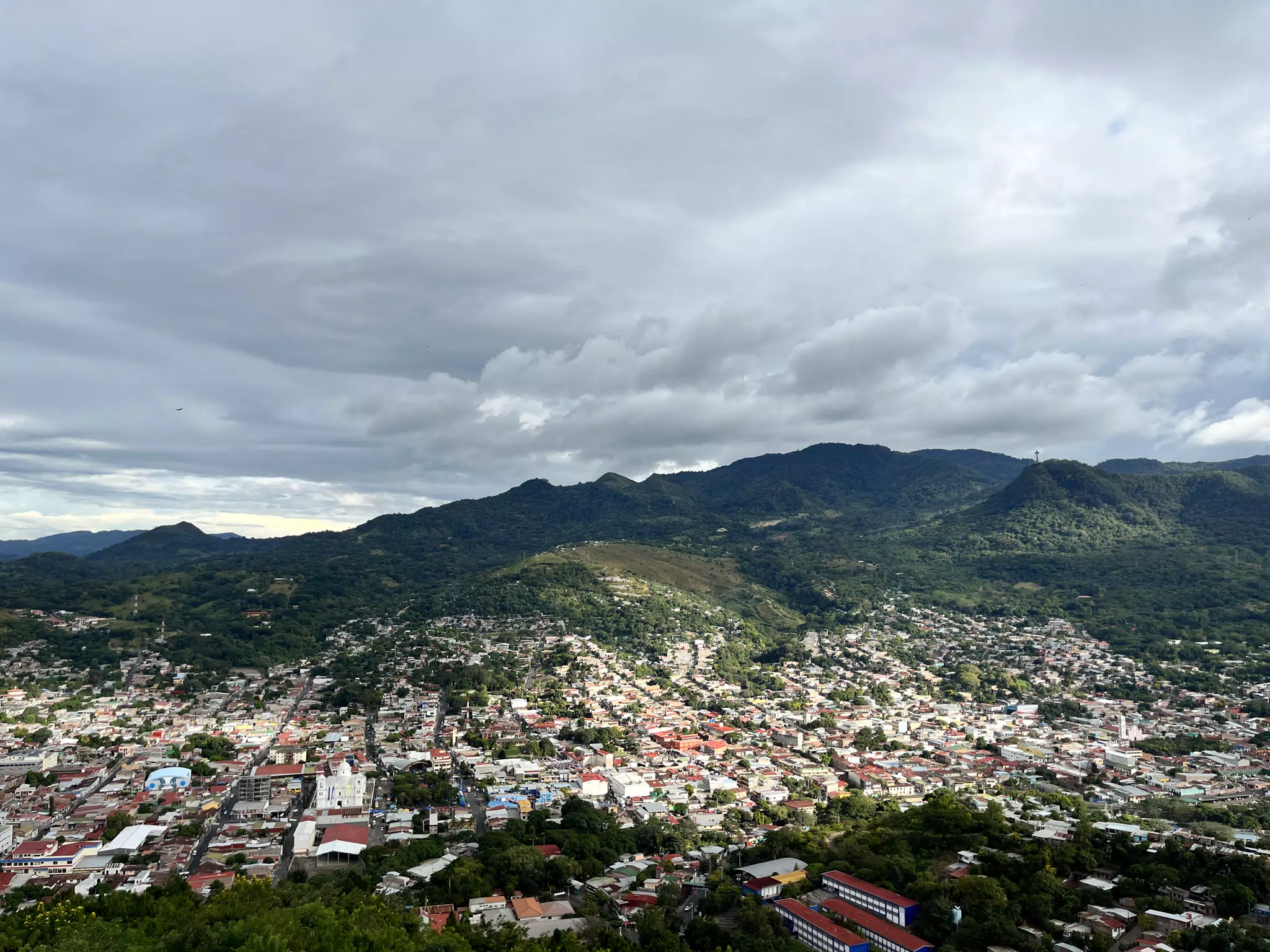 Matagalpa Nicaragua from the Mirador