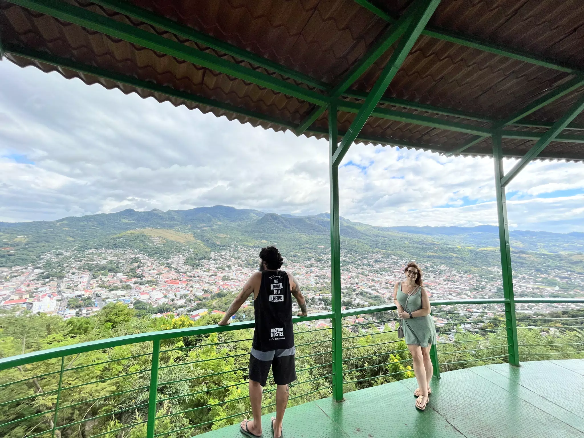 Saeed and Dominica at the Matagalpa Mirador