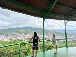 Saeed and Dominica at the Matagalpa Mirador