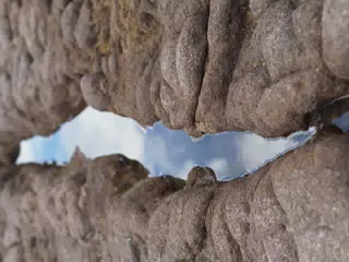 Ocean Puddle in Rocks