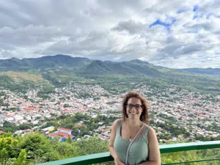 Dominica Smiling at the Mirador of Matagalpa, Nicaragua