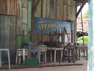 Flor de Cana Ad in Poneloya Malecon